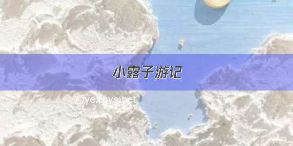 小露子游记