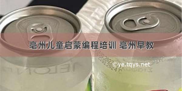 亳州儿童启蒙编程培训 亳州早教