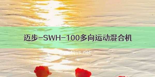 迈步-SWH-100多向运动混合机