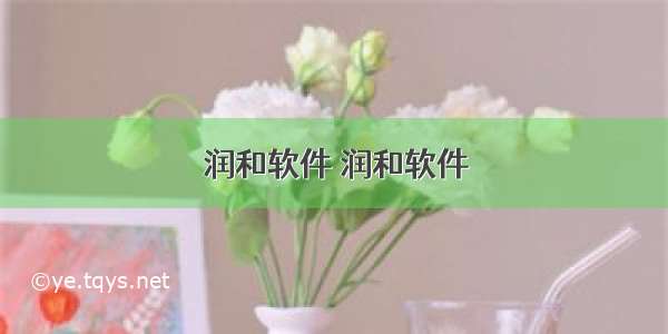 润和软件 润和软件