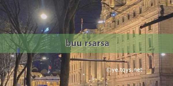 buu rsarsa