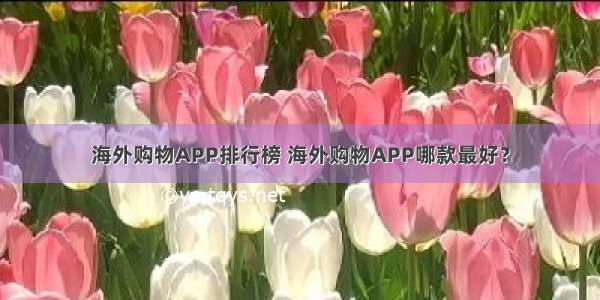 海外购物APP排行榜 海外购物APP哪款最好？