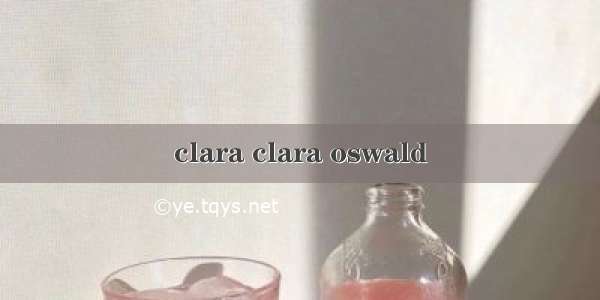 clara clara oswald