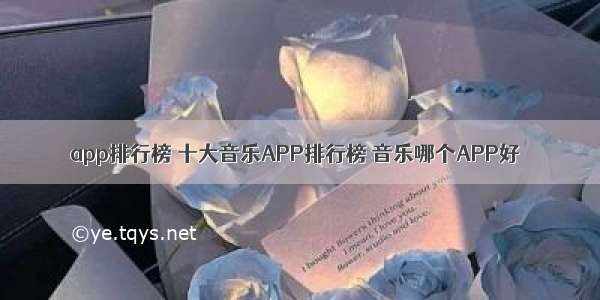 app排行榜 十大音乐APP排行榜 音乐哪个APP好