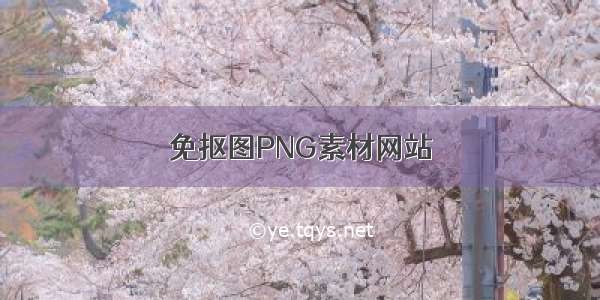 免抠图PNG素材网站