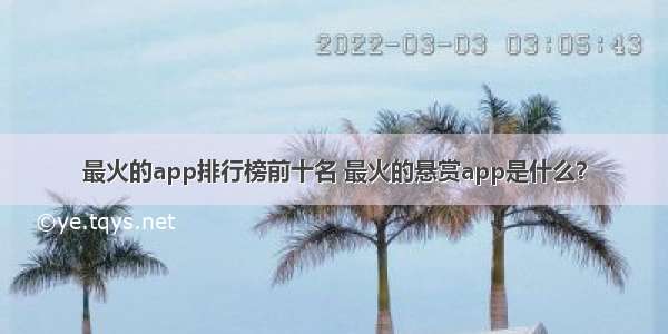 最火的app排行榜前十名 最火的悬赏app是什么？