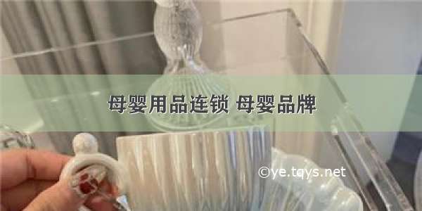 母婴用品连锁 母婴品牌