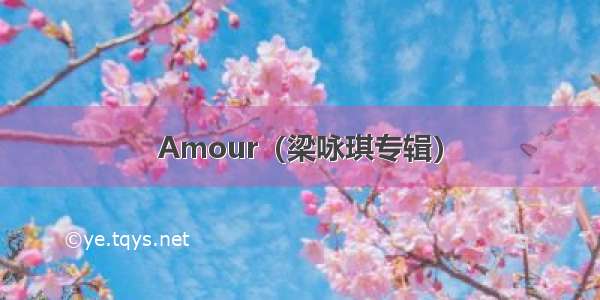 Amour（梁咏琪专辑）