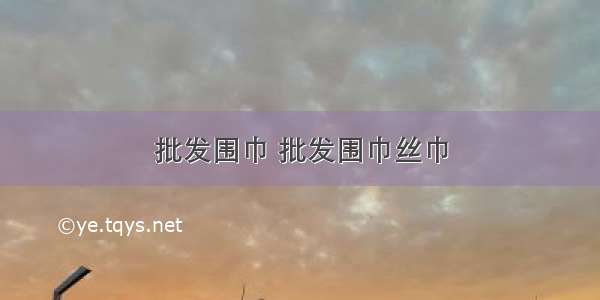 批发围巾 批发围巾丝巾