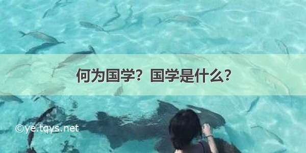 何为国学？国学是什么？