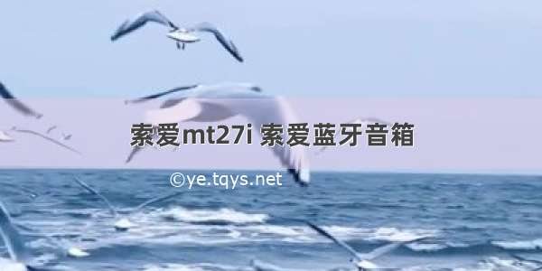 索爱mt27i 索爱蓝牙音箱