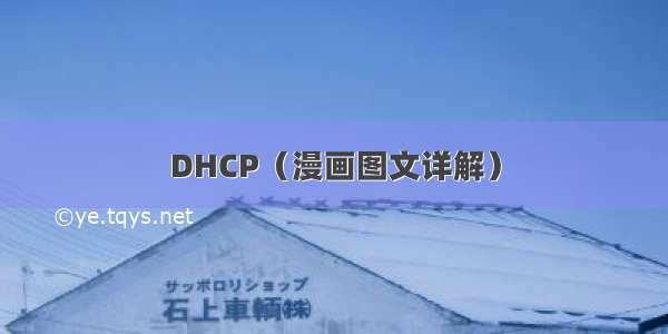 DHCP（漫画图文详解）