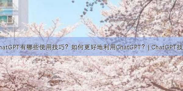 ChatGPT有哪些使用技巧？如何更好地利用ChatGPT？| ChatGPT技巧