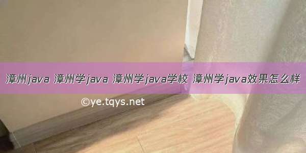 漳州java 漳州学java 漳州学java学校 漳州学java效果怎么样