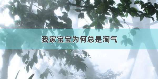 我家宝宝为何总是淘气