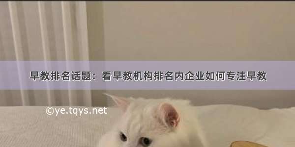 早教排名话题：看早教机构排名内企业如何专注早教