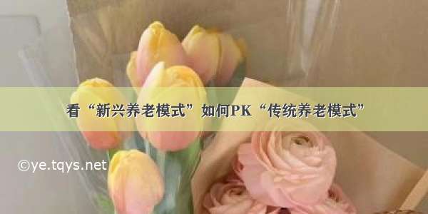 看“新兴养老模式”如何PK“传统养老模式”