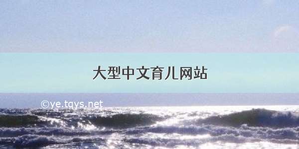 大型中文育儿网站