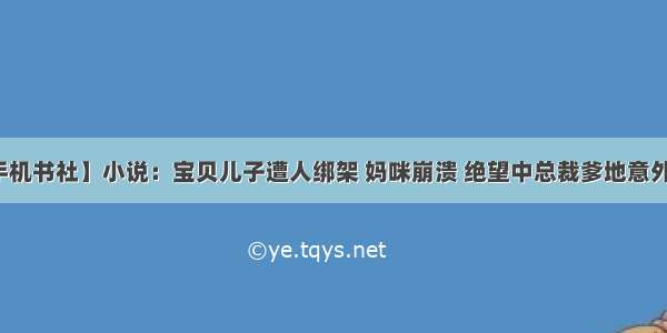 【碧玉手机书社】小说：宝贝儿子遭人绑架 妈咪崩溃 绝望中总裁爹地意外从天而降