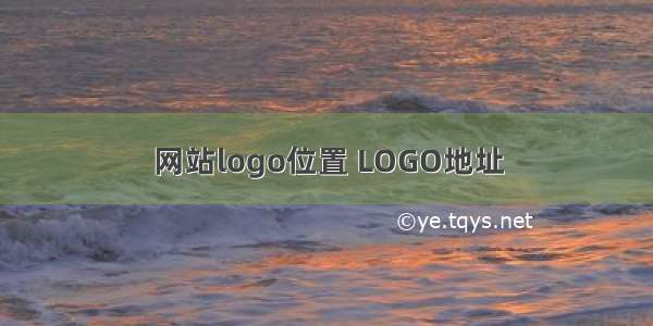 网站logo位置 LOGO地址