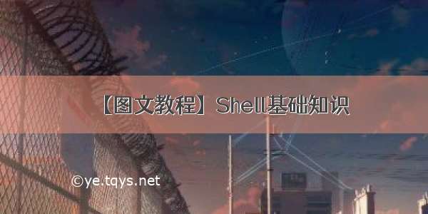 【图文教程】Shell基础知识