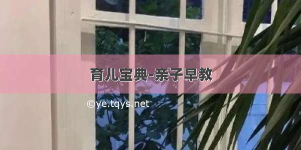 育儿宝典-亲子早教