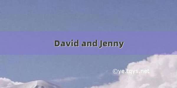 David and Jenny