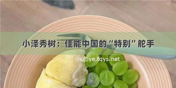 小泽秀树：佳能中国的“特别”舵手