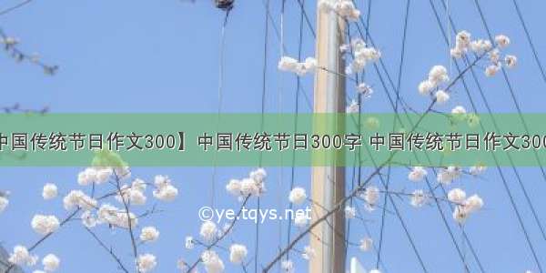 【中国传统节日作文300】中国传统节日300字 中国传统节日作文300 3篇