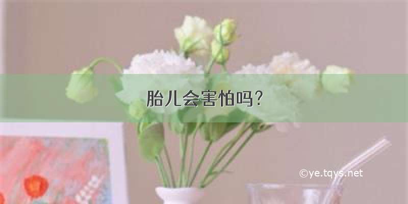 胎儿会害怕吗？