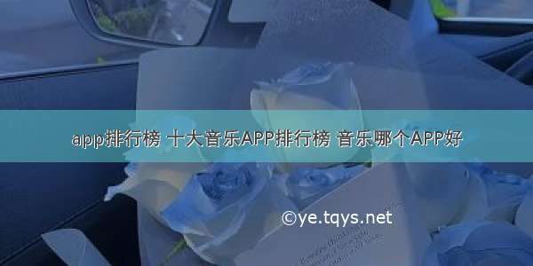 app排行榜 十大音乐APP排行榜 音乐哪个APP好